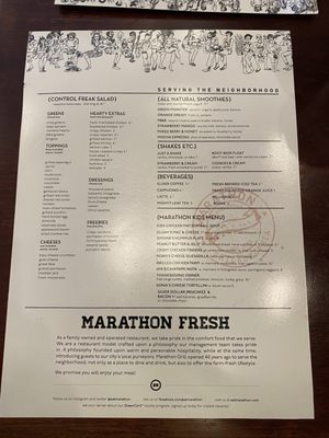 Menu photo 5 Marathon Philadelphia, PA