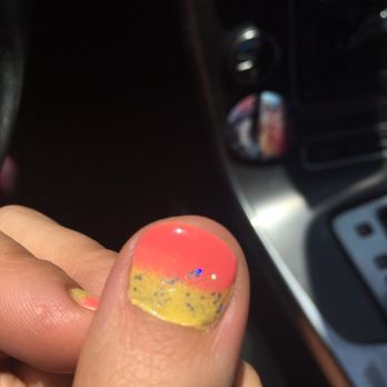 Linda's Nails - Close up of the Ombré design :) - Nail Salons Near Me - Santa Fe, New Mexico