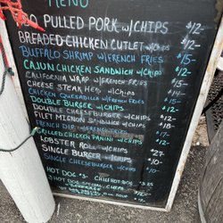 Wellington's Soup/Lobster Shack - Menu
