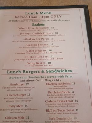 Menu photo 3 Catfish Johnnys Lake Panasoffkee, FL Menu photo 3 Catfish Johnnys Lake Panasoffkee, FL