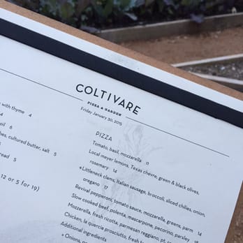 Coltivare - Italian Near Me - Houston, Texas