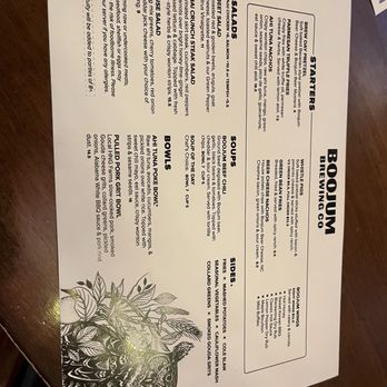 Boojum Brewing - Menu - American Near Me - Waynesville, North Carolina Boojum Brewing - Menu - American Near Me - Waynesville, North Carolina
