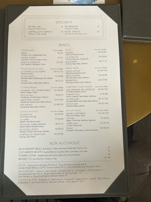Menu photo 2 3 Arts Club Cafe at RH Chicago Chicago, IL Menu photo 2 3 Arts Club Cafe at RH Chicago Chicago, IL