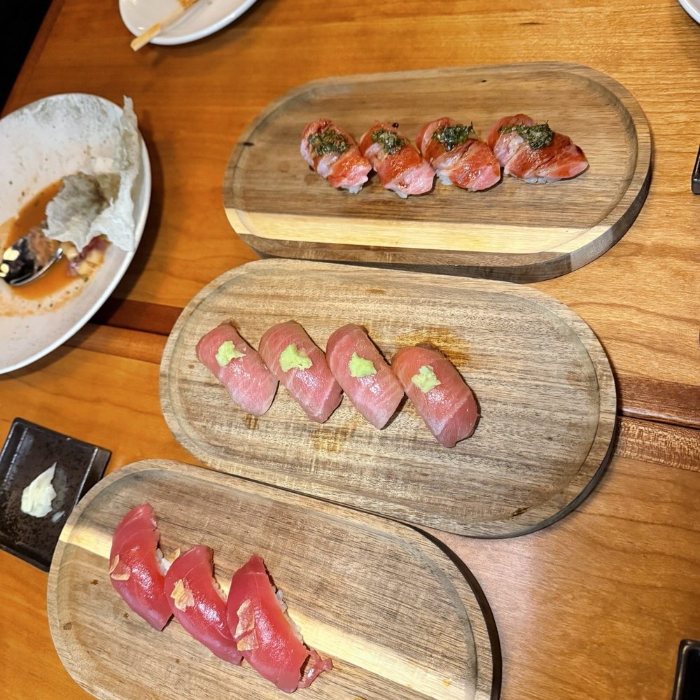 Kinsho - Churro, otoro and bluefin tuna - Japanese Near Me - Austin, Texas Kinsho - Churro, otoro and bluefin tuna - Japanese Near Me - Austin, Texas