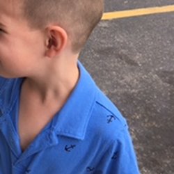 Old School New Styles Barber Shop - Loved his haircut! Age 4.