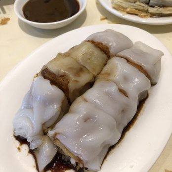 Mayflower Restaurant - Fried Chinese Doughnut Wrapped in Rice Roll with Hoisin Sauce. Wouldn't recommend - the doughnut was soggy and didn't taste fresh - Seafood Near Me - Dublin, California