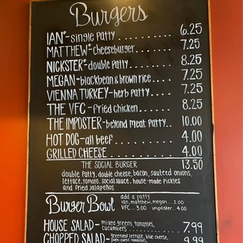 Social Burger - Main menu - Burgers Near Me - Vienna, Virginia Social Burger - Main menu - Burgers Near Me - Vienna, Virginia