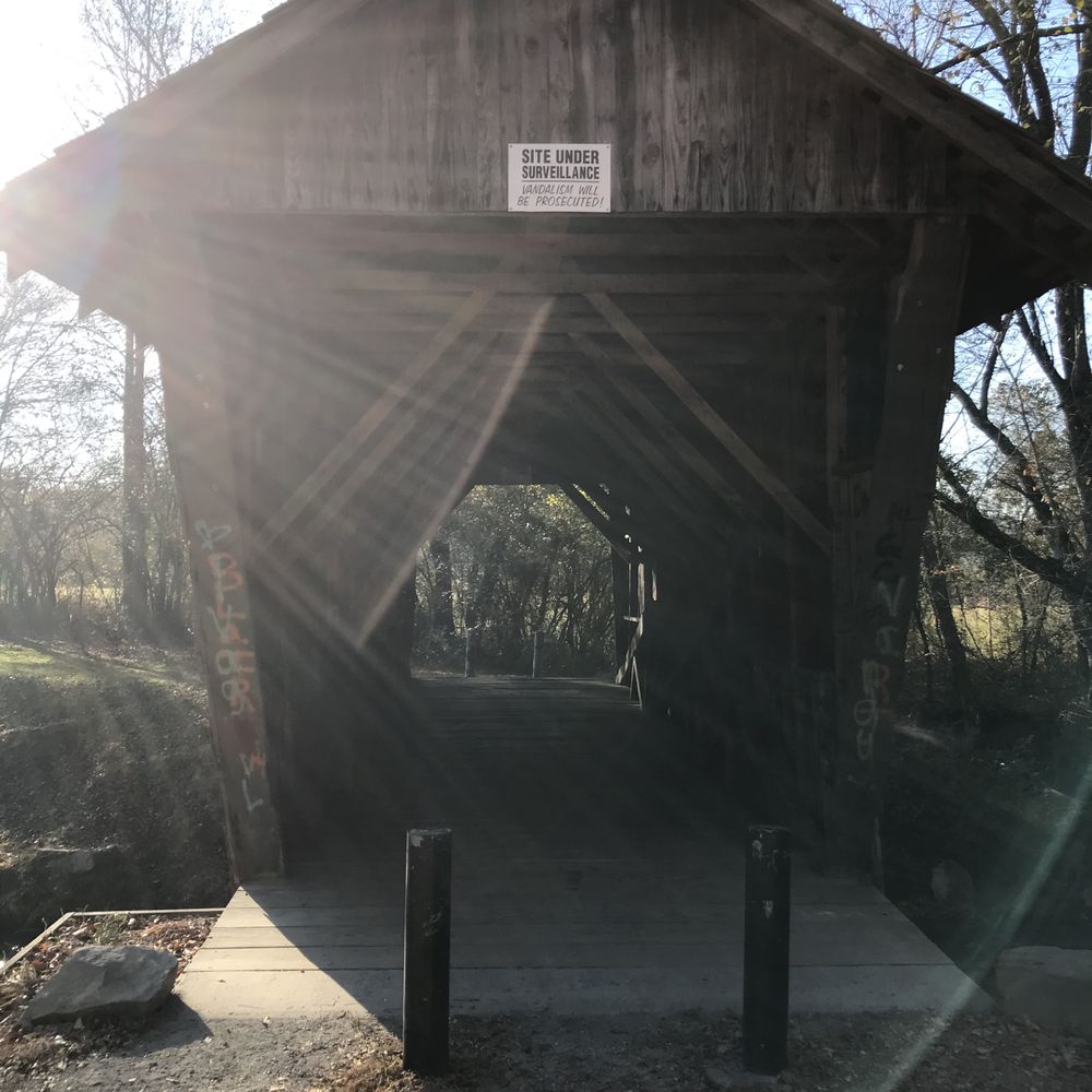 Stovall Mill Covered Bridge - View down the bridge - Hiking Near Me - Sautee Nacoochee, Georgia Stovall Mill Covered Bridge - View down the bridge - Hiking Near Me - Sautee Nacoochee, Georgia