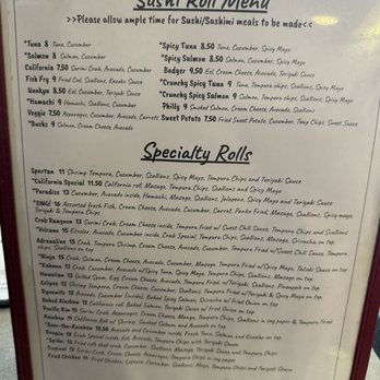 Kazoku Bistro - Menu - Japanese Near Me - Sparta, Wisconsin