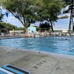 North Springfield Swim Club - Snack bar in the background