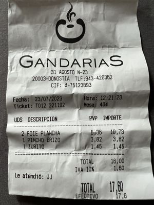 Gandarias by null