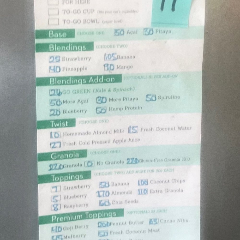 JuiceWell - build your own bowl menu with calories - Juice Bars & Smoothies Near Me - Houston, Texas JuiceWell - build your own bowl menu with calories - Juice Bars & Smoothies Near Me - Houston, Texas