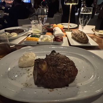 Steak 48 - Bone-In Filet Mignon* ** Loaded Baked Potato** Crispy Hasselback Potato Whistlepig Rye - Steakhouses Near Me - Beverly Hills, California