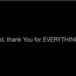 My appreciation to God My appreciation to God