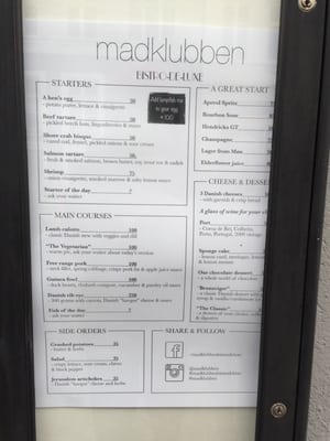 Menu photo 4 Madklubben Bistro-De-Luxe Copenhagen, 84 Menu photo 4 Madklubben Bistro-De-Luxe Copenhagen, 84