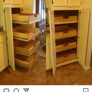 Florida Fix It Home Repair - Shelves to roll out drawers - Cabinetry Near Me Florida Fix It Home Repair - Shelves to roll out drawers - Cabinetry Near Me