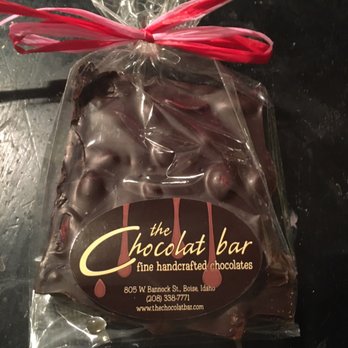 The Chocolat Bar - Dark chocolate with almonds - Chocolatiers & Shops Near Me - Boise, Idaho