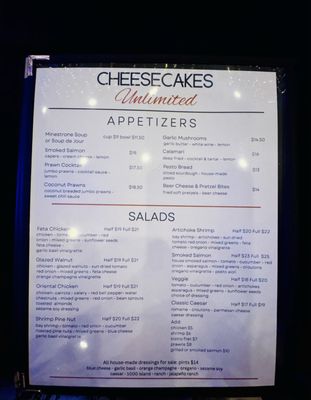 Menu photo 2 Cheesecakes Unlimited Redding, CA