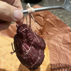 Palmer's Quality Meats - Filet on a string to be poached in your beef broth