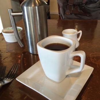 Juniper - French press coffee - New American Near Me - Tulsa, Oklahoma