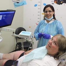 South Main Dental - Dr. Narang with the lovely Shannon