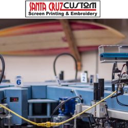 Santa Cruz Custom Screen Printing - Auto Press!