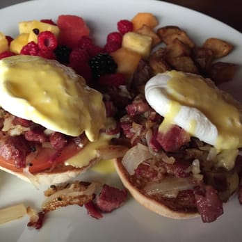 The Raymond 1886 - corned beef benedict - New American Near Me - Pasadena, California The Raymond 1886 - corned beef benedict - New American Near Me - Pasadena, California