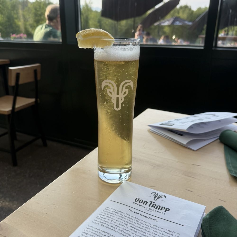 Von Trapp Brewing Bierhall Restaurant - Beer! - Austrian Near Me - Stowe, Vermont