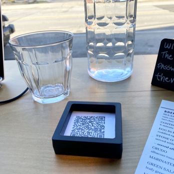 Patron Saint Cafe + Bar - You can order from their QR code that they will hand you when you walk in or walk up to the bar counter to order - Cocktail Bars Near Me - Cleveland, Ohio Patron Saint Cafe + Bar - You can order from their QR code that they will hand you when you walk in or walk up to the bar counter to order - Cocktail Bars Near Me - Cleveland, Ohio
