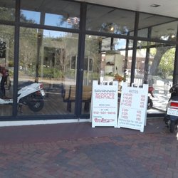 A view of our rental rates, and front of the shop.