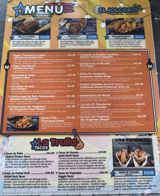 Menu photo 1 La Verguenza San Juan, PR