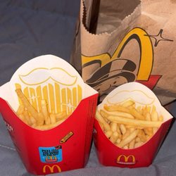McDonald's - My large fry having less fry's then my medium.