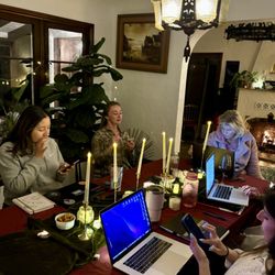 Twisted Roots Crafts  - One of their monthly women's meetups. So fun.