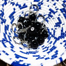 (heavy) magic 8 ball keychains