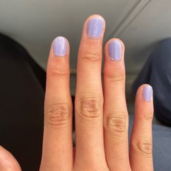 Radiance Nails & Spa - I got a regular manicure in the color of my phone case