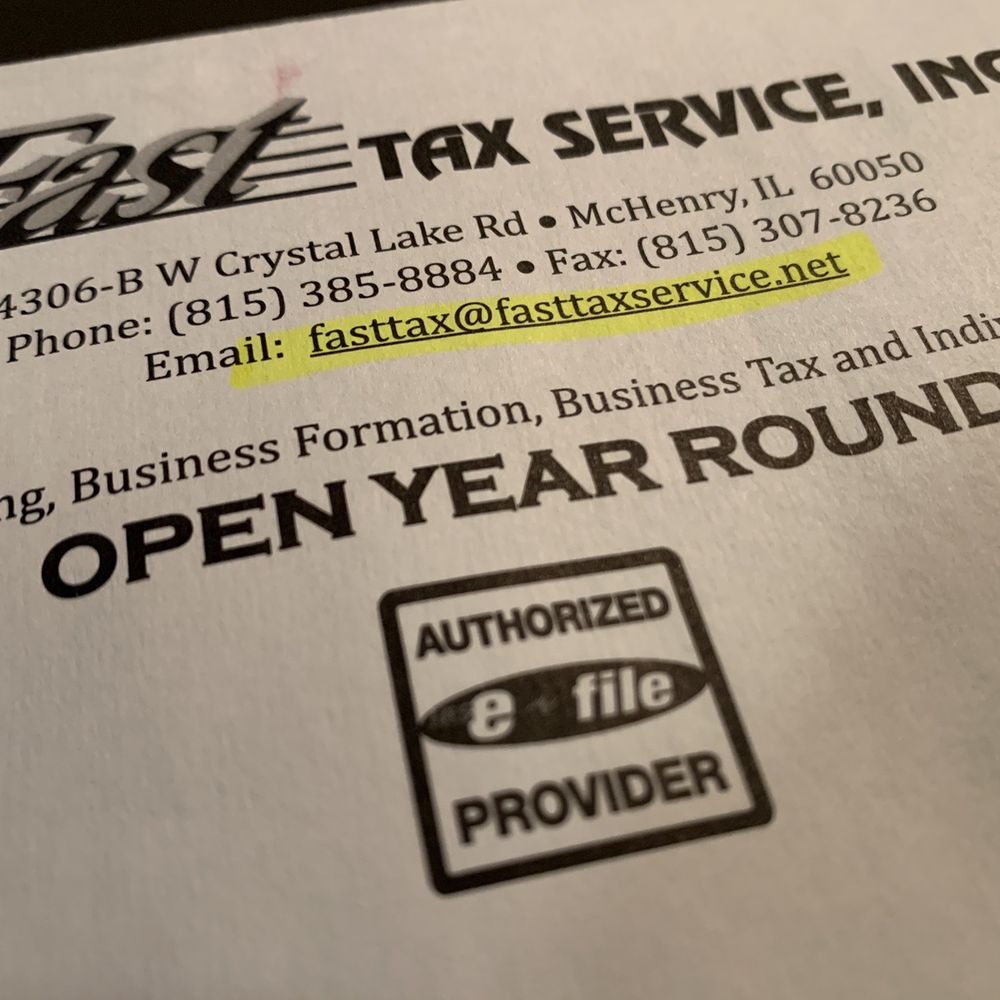 Fast Tax Service - Knowledge, reliable, and trustworthy - Accountants Near Me - Mchenry, Illinois Fast Tax Service - Knowledge, reliable, and trustworthy - Accountants Near Me - Mchenry, Illinois