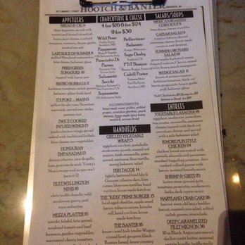 Hootch and Banter - So much good stuff want to try it all!! Can vouch for the fried green matos and Banter sandwich, excellent - New American Near Me - Frederick, Maryland Hootch and Banter - So much good stuff want to try it all!! Can vouch for the fried green matos and Banter sandwich, excellent - New American Near Me - Frederick, Maryland