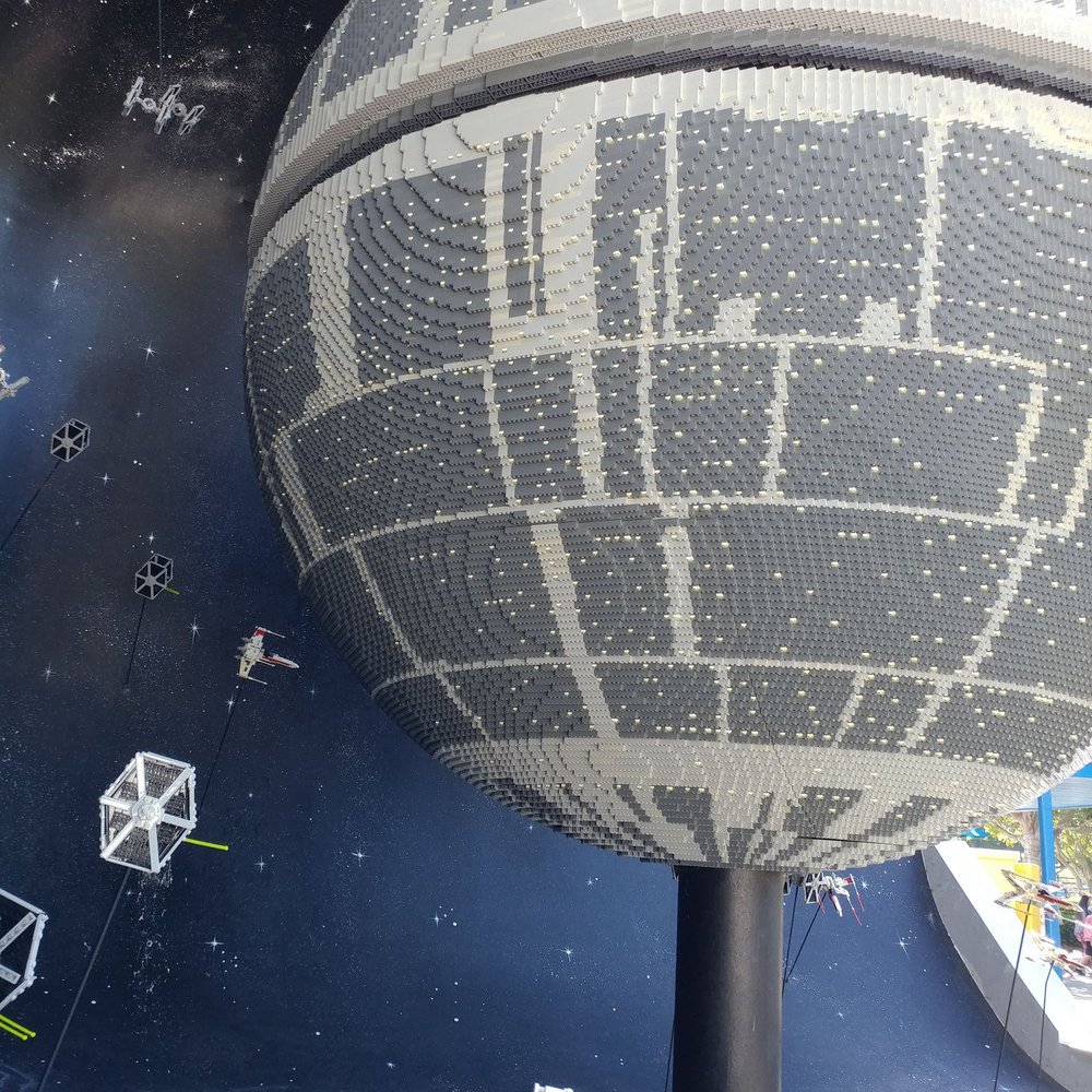 LEGO Star Wars Miniland - Tie fighters and the death star - Amusement Parks Near Me - Carlsbad, California LEGO Star Wars Miniland - Tie fighters and the death star - Amusement Parks Near Me - Carlsbad, California