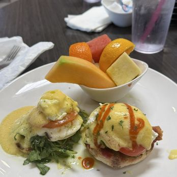 Broken Yolk Cafe - Caprese Benedict Golden State Benedict - American Near Me - Buena Park, California Broken Yolk Cafe - Caprese Benedict Golden State Benedict - American Near Me - Buena Park, California