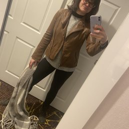 Awesome jacket that I picked up at AuH20- everything else pictured is travel clothing!
