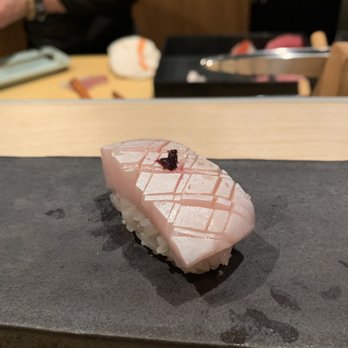 SUSHI-SAN - 6th course (yellowtail) - Sushi Bars Near Me - Chicago, Illinois SUSHI-SAN - 6th course (yellowtail) - Sushi Bars Near Me - Chicago, Illinois