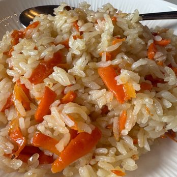 Dolan Uyghur Restaurant - Uyghur Pilaf -- just the right amount of saltiness, absolutely wonderfully flavourful -- goes down very easy! Mmm .... Delicious! - Kebab Near Me - Rockville, Maryland