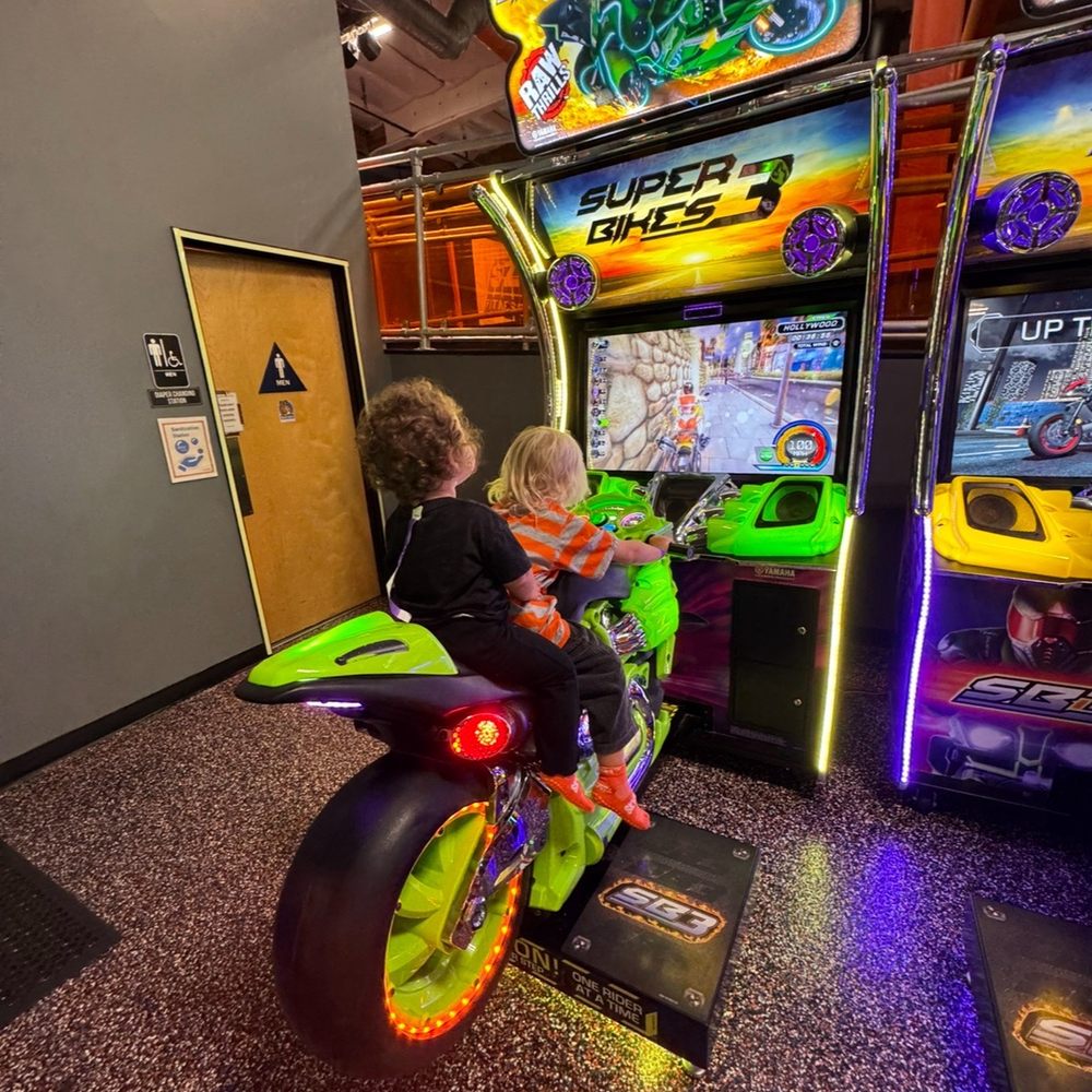 Making great use of the free arcade!