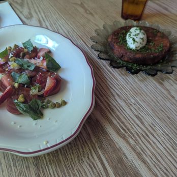 Rye Bunny - Beets and berries (left), frico tradizionale (right) - Breakfast & Brunch Near Me - Washington, DC, District of Columbia