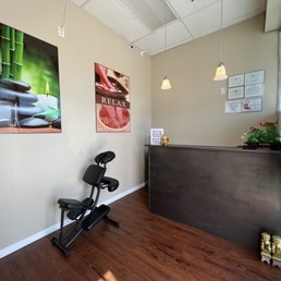 The reception area. The reception area.