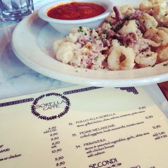 Sorella Caffe - Calamari so crispy and soft! It's delicious!! - Italian Near Me - Fairfax, California Sorella Caffe - Calamari so crispy and soft! It's delicious!! - Italian Near Me - Fairfax, California
