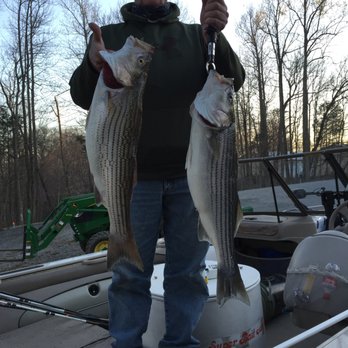Timber Pointe Resort - One of our guest with his catch of the day ! - RV Parks Near Me - Jamestown, Kentucky