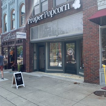 Proper Popcorn - exterior from walkway in Market Square - Popcorn Shops Near Me - Knoxville, Tennessee Proper Popcorn - exterior from walkway in Market Square - Popcorn Shops Near Me - Knoxville, Tennessee