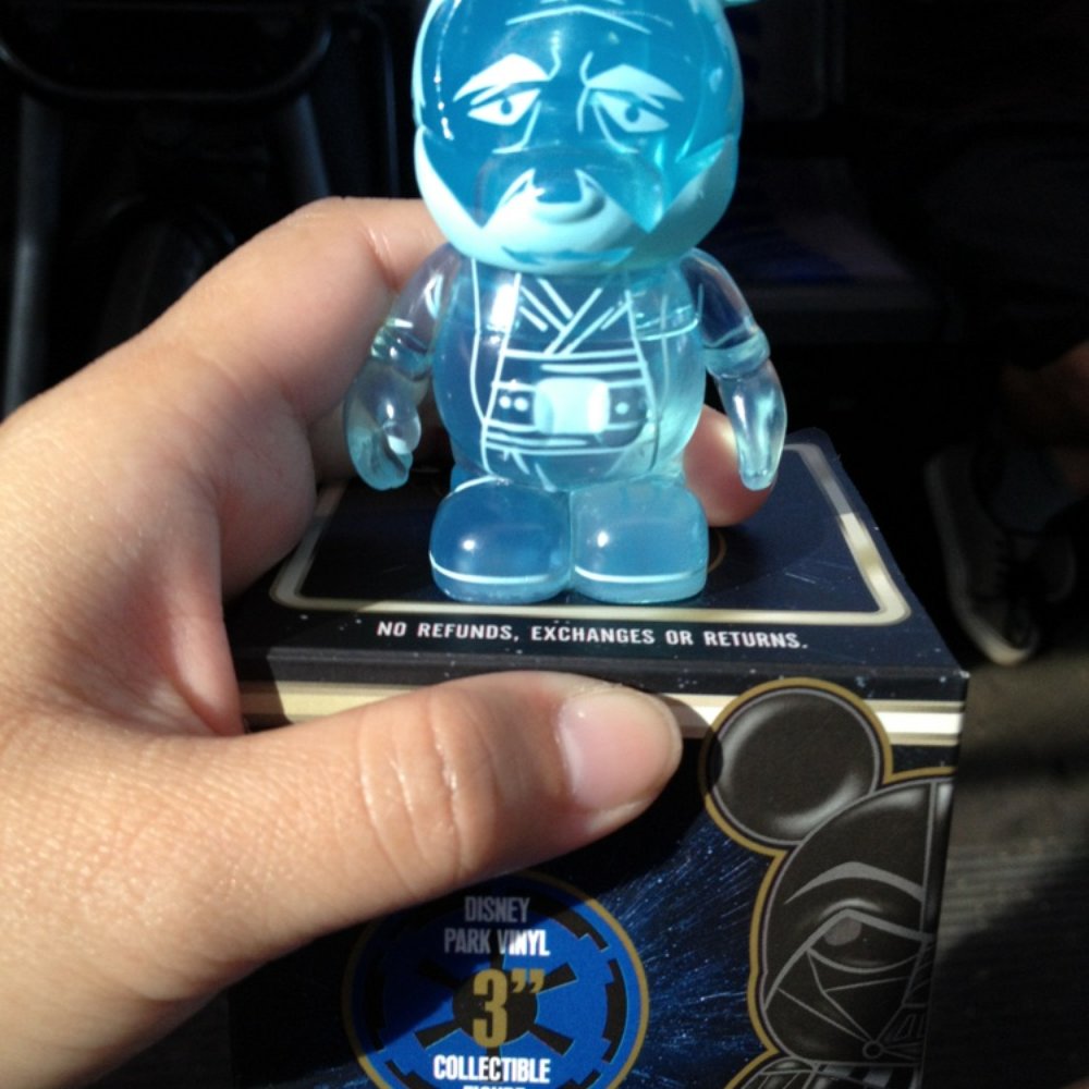 The Star Trader - Super Chaser (rare) Ethereal Obi-Wan Vinylmation that I found! - Gift Shops Near Me - Anaheim, California
