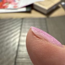 Elegant Spa and Nails - Doesn't even cover the whole nail.